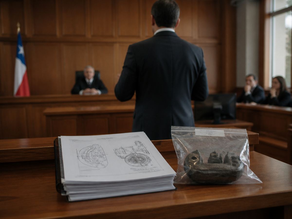 Informe técnico y evidencia mecánica en un tribunal